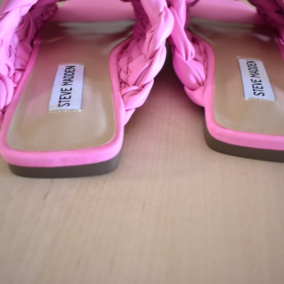 Steve Madden Marina Braided Square Toe Sandals - Picture 3 of 14